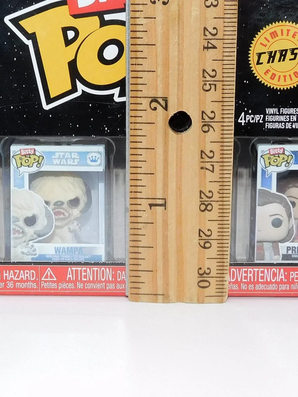 Funko Bitty Pop Star Wars 6 Piece Luke Skywalker Han Solo Princess Leia Yoda NEW